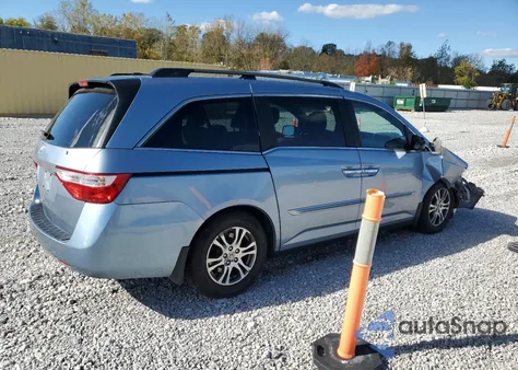 2013 Honda Odyssey Exl from USA, damaged, VIN 5FNRL5H68DB043965